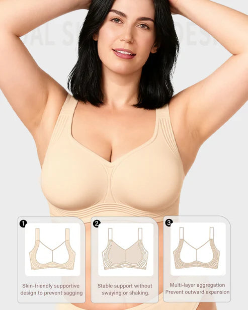 Comfortable Wireless Full Coverage Jelly Smoothing Bra